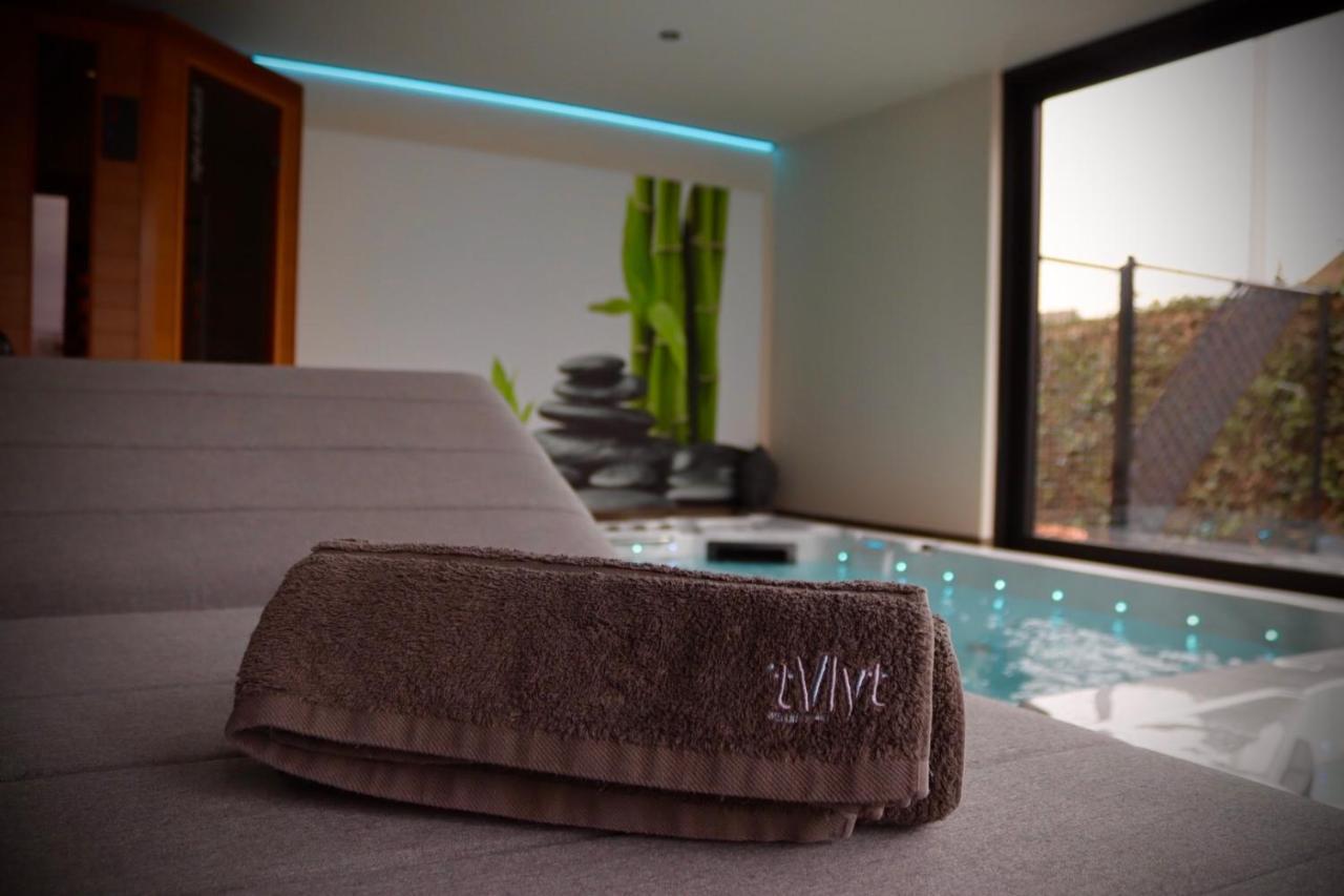 'T Vlyt Vakantiehuis-Wellness Bed & Breakfast Riemst Dış mekan fotoğraf